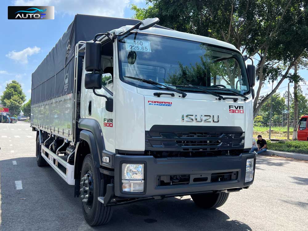 Xe tải Isuzu FVR 900 thùng bạt bửng nhôm 8.5 tấn dài 7.2 mét đến 9.6m